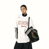 코튼 반팔 티셔츠 루즈 탑