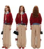 가짜 투피스 스웨터 재킷