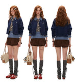 가짜 투피스 스웨터 재킷