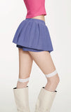 Fake two-piece camisole simple skirt and pants suit