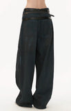 Three-waist jeans loose casual pants