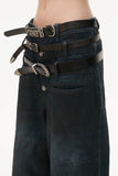 Three-waist jeans loose casual pants