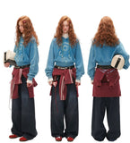 캐주얼 후드 스웨트셔츠