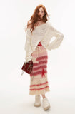 Original striped star skirt midi and long skirt