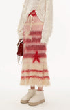 Original striped star skirt midi and long skirt