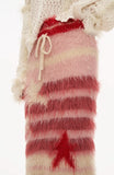Original striped star skirt midi and long skirt