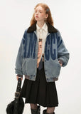 레트로 워시드 데님 재킷