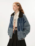 레트로 워시드 데님 재킷