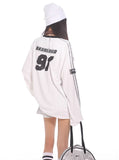 Silver Futuristic No.91 Jersey Tee