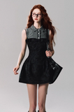 Bow deconstructed jacquard heavy work dress