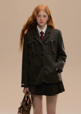 Petersburg Love Letter Wool Suit Set