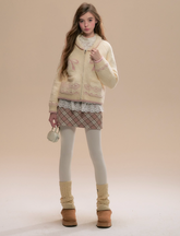 페어 아일 보우 빈티지 카디건