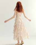 플로럴 레이스 프렌치 슬립 드레스