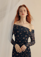 시즌 긴팔 드레스