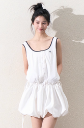 디소더 슬리브리스 버블 드레스