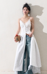 여름 꽃 프렌치 드레스