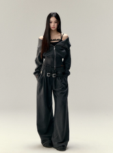 Loose Drape Spring Trousers