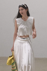 순면 통기성 조끼와 셔츠