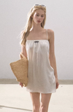 Silk Satin Two-Way Slip Dress set