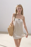Silk Satin Two-Way Slip Dress set