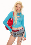 Lace Edge Hooded Tee