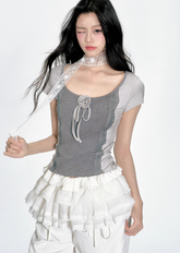 Korean Slim Fit Knit Tee