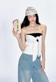 Short Sleek Cotton Embroidery Top