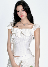 French Kiss Off-Shoulder Tee