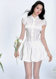 3D Flower Strapless Slim Cami