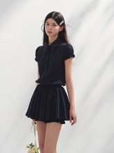 Tibetan Academy Style Short Sleeve Dress
