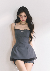 Elegant princess dress camisole style