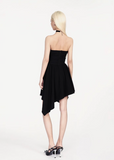 비너스 팰리스 스타일 리틀 블랙 이레귤러 드레스