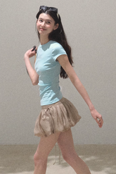 Light Logo Slim Fit Tee