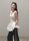 Pearl Butterfly Hoodie Flower Bud Dress
