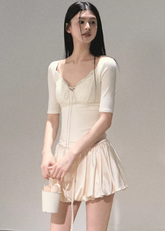 스타라이트 블룸 버블 스커트