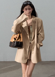 One-Shoulder Tie Bandeau Top & Cardigan Set  Slim Fit Edit