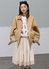 슬림핏 A라인 스커트