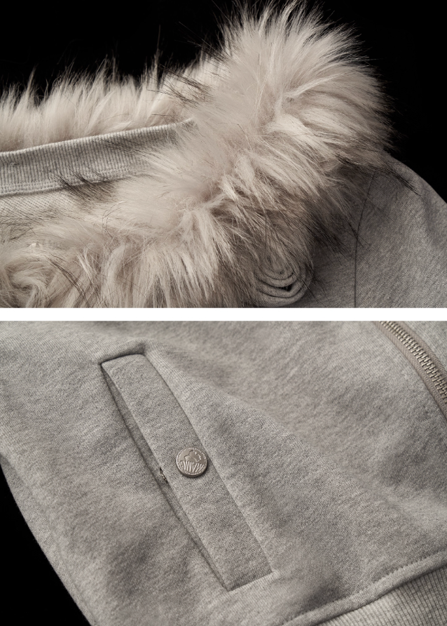 slanted shoulder fur collar jacket women, double zipper cropped jacket, detachable fur short coat, floral cropped winter jacket, fw2025 luxury streetwear women, asymmetric zip jacket fashion, korean high end cropped outerwear, elegant street fashion top women, nowa tokyo premium winter jacket