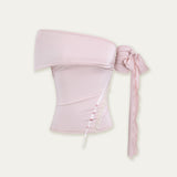 라이오셀 원숄더 스트랩 탑