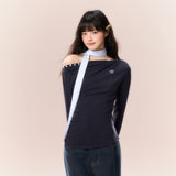 어깨 두 벌 티셔츠