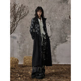 다크 하이엔드 슬림핏 롱코트