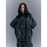 스타 후드 스웨터 루즈 후디