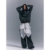 스타 후드 스웨터 루즈 후디