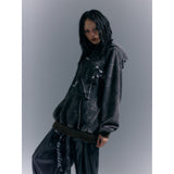 스타 후드 스웨터 루즈 후디