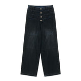 Three-waist jeans loose casual pants