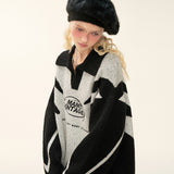 스웨터 유니섹스 내셔널 트렌드 브랜드 루즈 니트 스웨터 탑