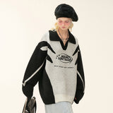 스웨터 유니섹스 내셔널 트렌드 브랜드 루즈 니트 스웨터 탑