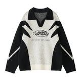 스웨터 유니섹스 내셔널 트렌드 브랜드 루즈 니트 스웨터 탑