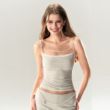 パールクロスレースキャミ&ショーツセット