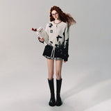 High-Grade Jacquard Knit Cardigan